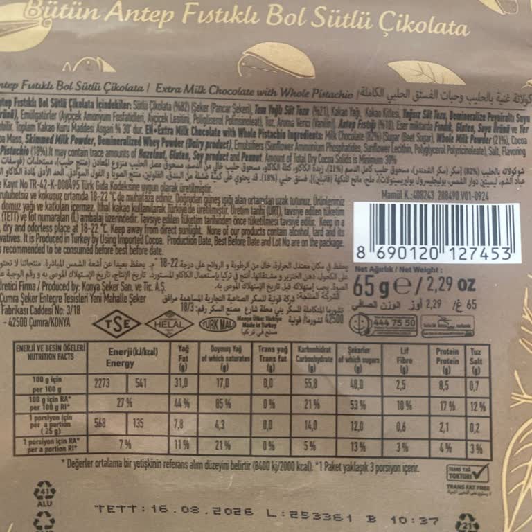 Son Kullanma Tarihi Geçmemiş Torku Çikolata Bozuk Çıktı