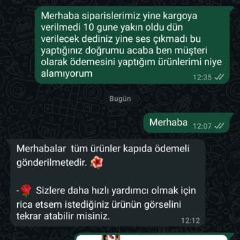 Siparişim Gönderilmedi, Paramı Geri İstiyorum