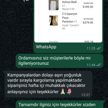 Siparişim Gönderilmedi, Paramı Geri İstiyorum