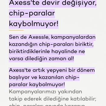 Axess'in 'Kaybolmayan Chip-Para' Sözüne Rağmen Puanlarım Geri Alındı!