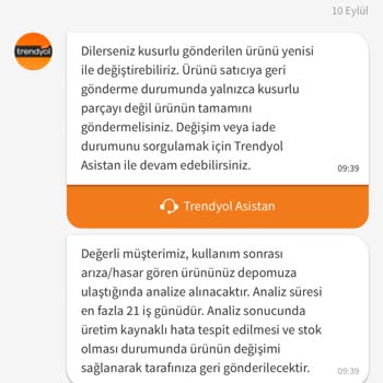 Stokta Olmasına Rağmen Değişim Yerine İade Yapılması Ve Yanıltıcı Bilgilendirme