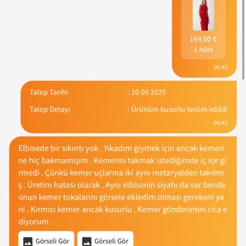 Stokta Olmasına Rağmen Değişim Yerine İade Yapılması Ve Yanıltıcı Bilgilendirme