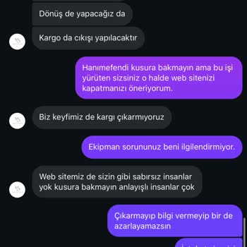 Siparişim Gönderilmedi, Müşteri Hizmetleri Saygısız Davrandı