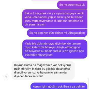 Siparişim Gönderilmedi, Müşteri Hizmetleri Saygısız Davrandı