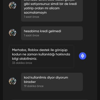 Satın Aldığım Robux Hesabıma Yüklenmedi, Çözüm Bekliyorum