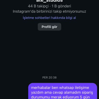 Siparişim Günlerdir Kargoya Verilmedi Ve Hiçbir Şekilde Ulaşamıyorum