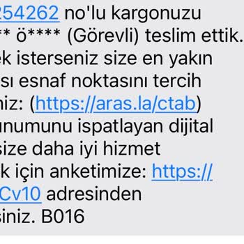 Aras Kargo Teslimatları Yanlış Adrese Bırakılıyor, Kargom Kayboldu