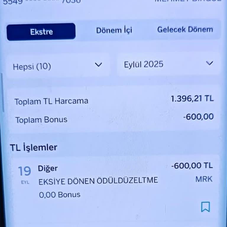 Otomatik Ödeme Talimatı İptali Sonrası Bonusun Geri Alınması