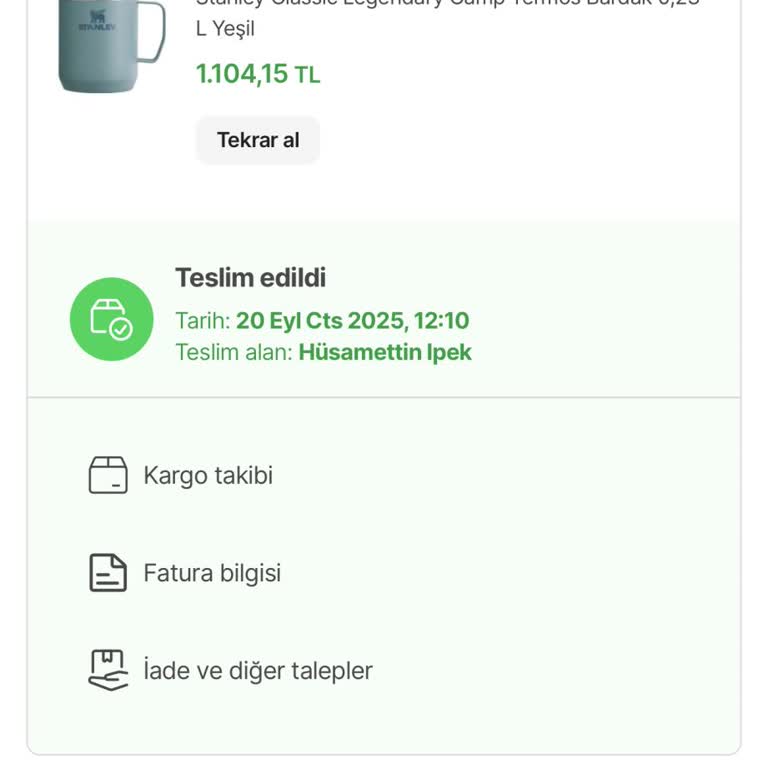Teslim Edilmediği Halde Teslim Edildi Gözüken Siparişim İçin Mağduriyet Yaşıyorum