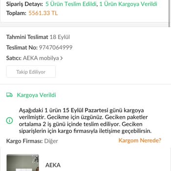 Kargo Şirketinin Geç Teslimatı Ve Müşteri İletişimindeki Sorunlar