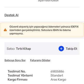 Sipariş Edilen Okuma Yazma Seti Teslim Edilmedi, Para İadesi Yapılmadı