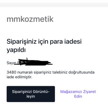 Onayım Olmadan Siparişimin İptali Ve İade Sorunu Yaşıyorum