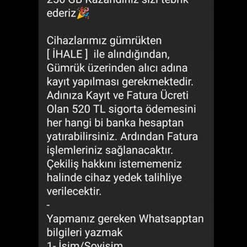 Instagram Çekilişi Sonrası Haksız Para Talebi Ve Tehditlerle Karşılaştım