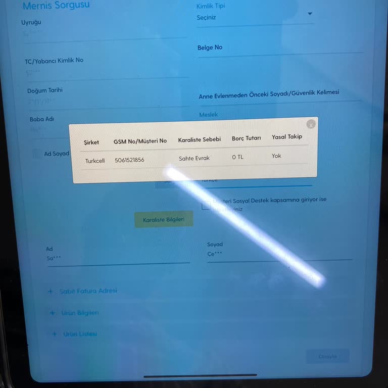 Adıma Sahte Evrakla Açılan Hattın Kapatılması İçin Çözüm Bulamıyorum