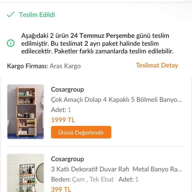 Teslim Edilmeyen Ürün İçin Ücret İadesi Bekliyorum