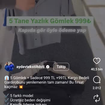 Aydev Tekstil Farklı Ürün Gönderdi!
