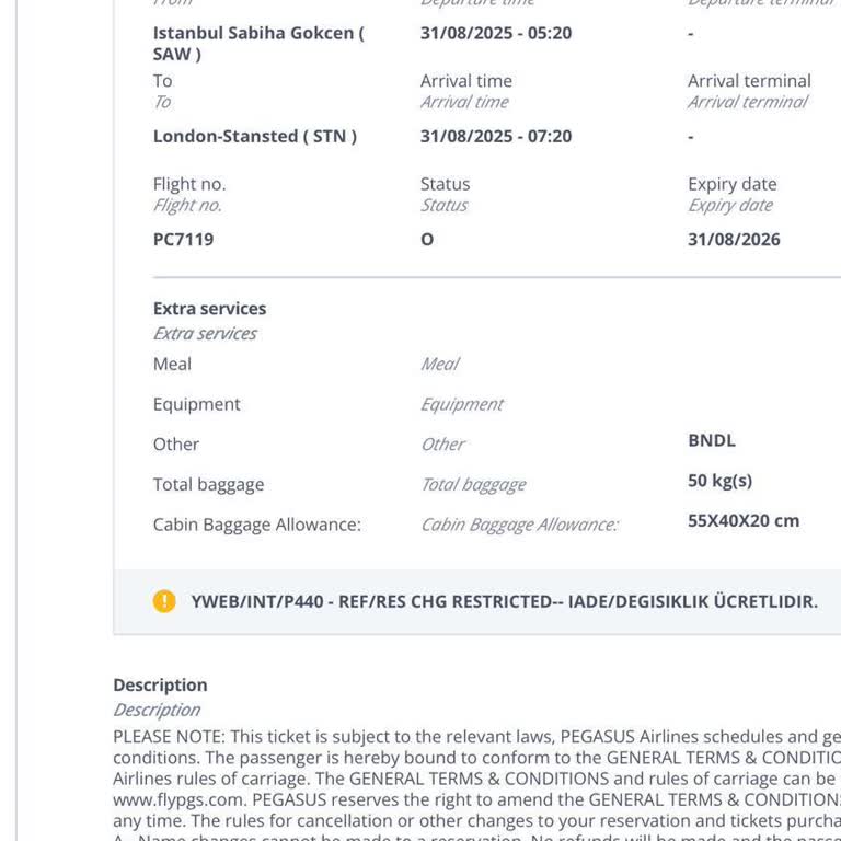 Pegasus İade Talebimde Kart Sahibi Olmama Rağmen İşlem Yapılamıyor, Mağdur Ediliyorum