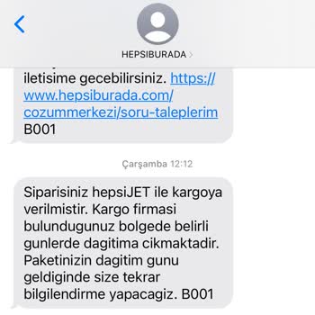 Hepsiburada Kargo Teslimatında Sürekli Gecikme Ve Müşteri Hizmetlerinde İlgisizlik