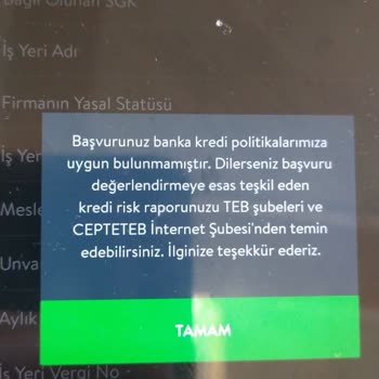 Kredi Notum Hesaplanmıyor, Mağduriyetim Giderilsin