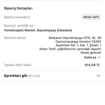 Hesabımdan İzinsiz Sipariş Verildi Ve Destek Alamadım