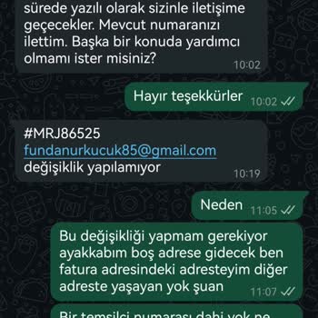 Yanlış Adrese Teslim Edilen Sipariş Ve Yetersiz Müşteri Hizmeti Mağduriyeti