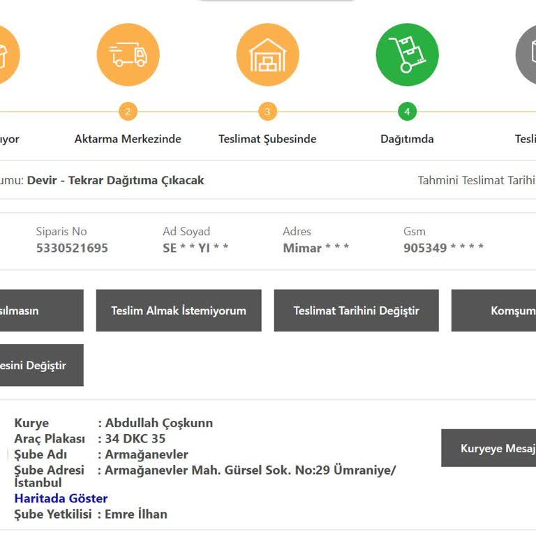 Bir Günde Teslimat Vaadi Yerine 3 Gün Bekletildim, İletişim Kurulamadı