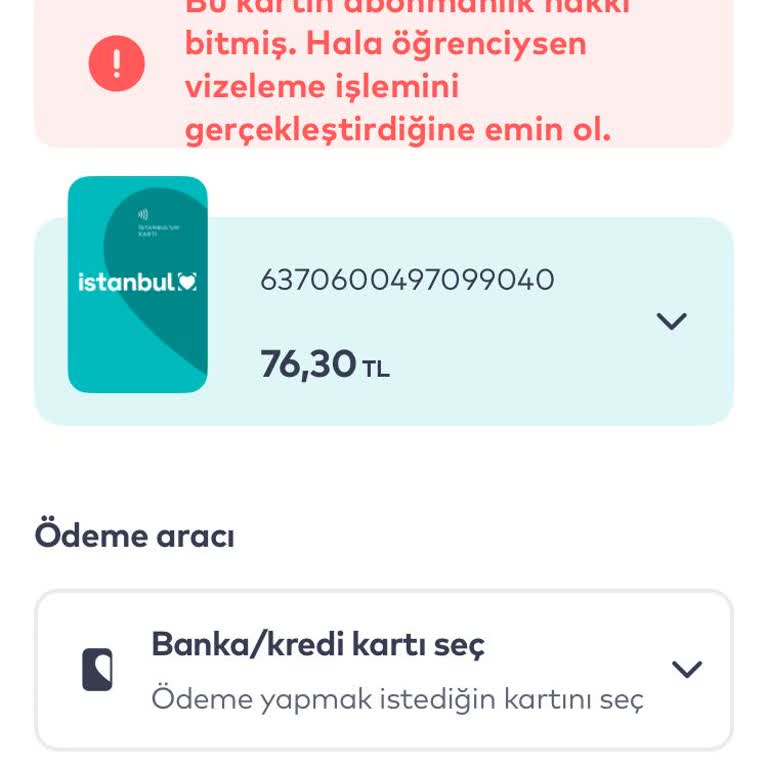 Öğrenci Kartımda Vizeleme Sorunu: Mağduriyetimin Giderilmesini İstiyorum