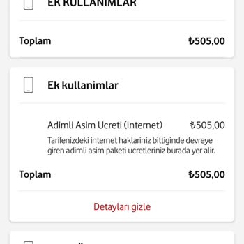 Onaysız İnternet Aşım Ücreti Ve Yüksek Fatura Şikayeti