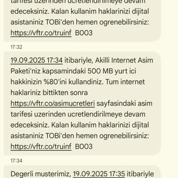 Mobil İnternetim Varken Haksız Ek Paket Ücreti Ve Fatura Artışı Sorunu