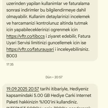 Mobil İnternetim Varken Haksız Ek Paket Ücreti Ve Fatura Artışı Sorunu