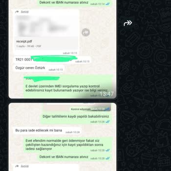 Instagram'da Çekiliş Vaadiyle Para Talep Edilmesi Ve Tehdit Edilmesi