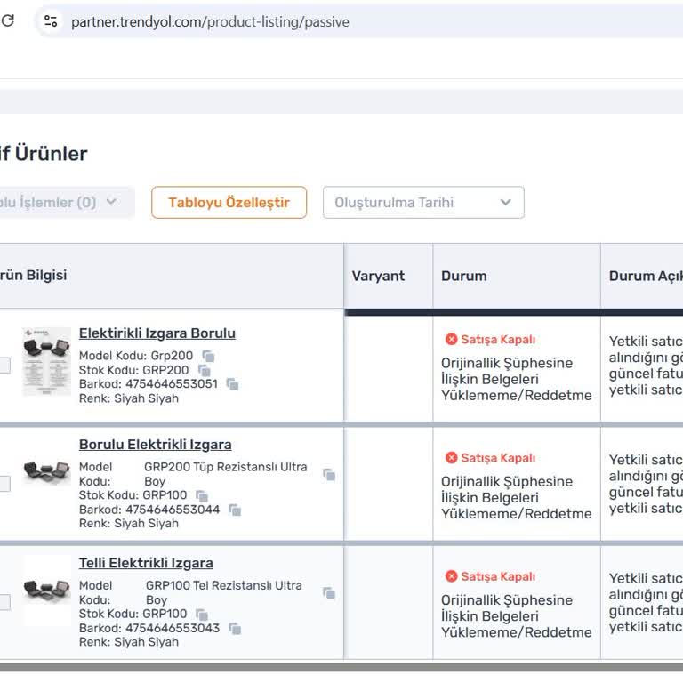 Kendi Ürettiğimiz Ürünlerin Satışı Haksızca Engelleniyor, Mağduriyetimiz Giderilsin