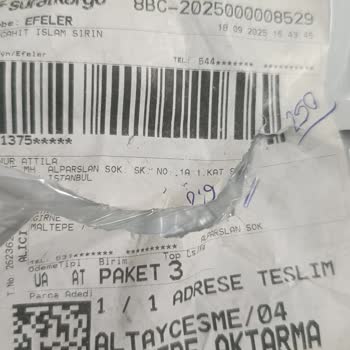 Sürat Kargo'dan Fazladan Ve Haksız Ücret Tahsilatı: İade Talebim Var