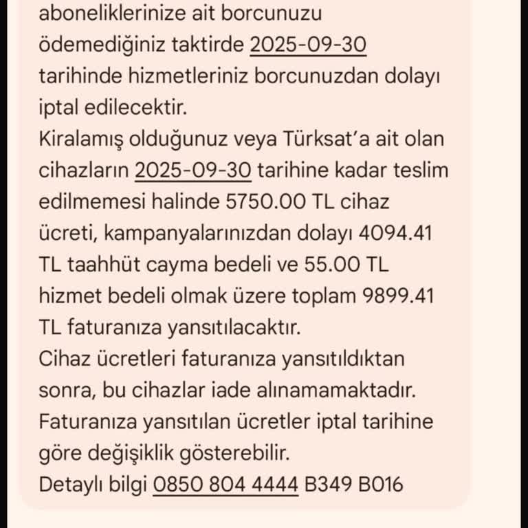 Altyapı Olmayan Adreste Abonelik İptali Yapılmıyor, Haksız Cayma Bedeli Talebi