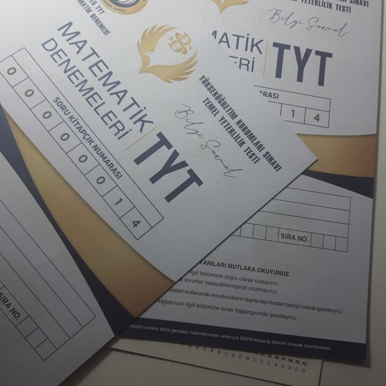 Matematik TYT Deneme Kitabında Eksik Ve Tekrarlı Deneme Sorunu