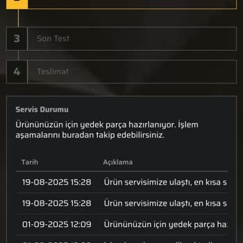 Batarya Sorunu Nedeniyle Bilgisayarımın Servisten Uzun Süre Teslim Edilmemesi Ve Mağduriyet