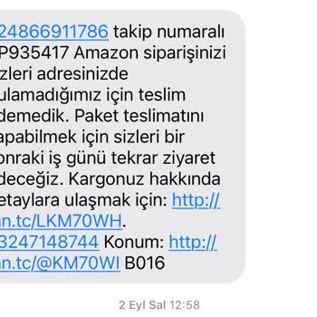Adresime Teslimat Yapılmıyor, Sürekli Şubeden Kargo Almak Zorunda Kalıyorum