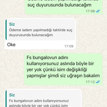 Rezervasyon Sonrası Onaysız İşlem Ve İade Sorunu Yaşadım