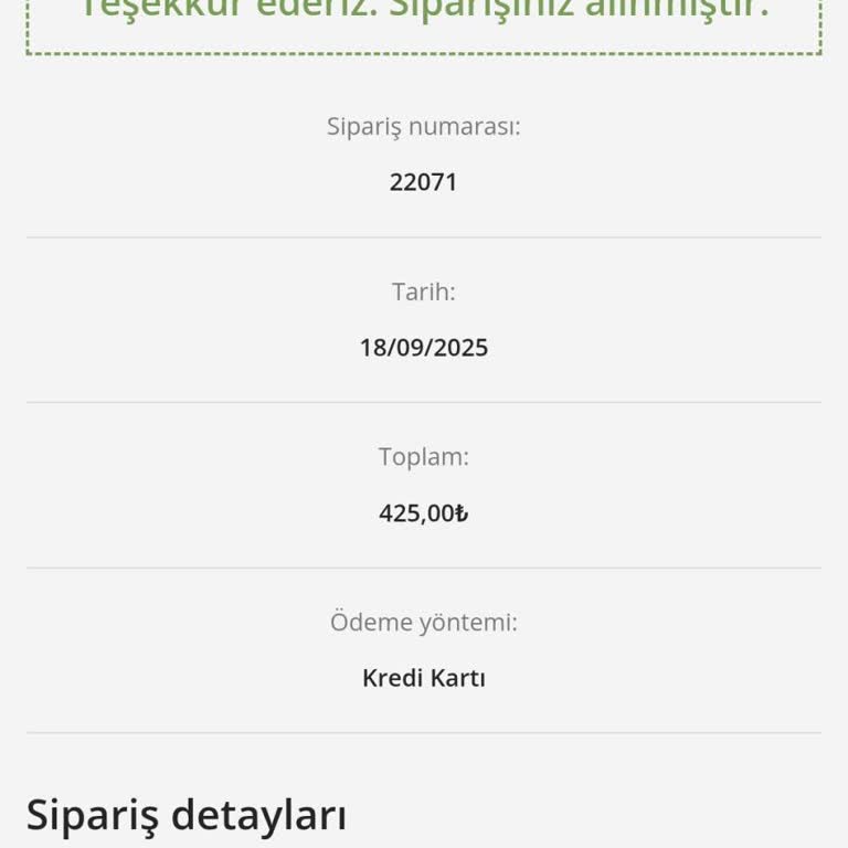 Sipariş Sonrası Bilgilendirme Ve Teslimat Yapılmadı İade Talep Ediyorum
