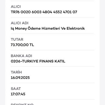 EFT İşleminde Kesinti Ve Para İadesi Sorunu Yaşıyorum