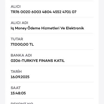 EFT İşleminde Kesinti Ve Para İadesi Sorunu Yaşıyorum