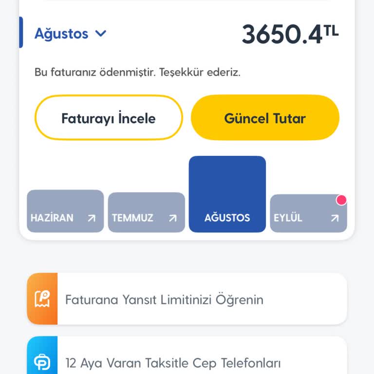 Fatura Ödememe Rağmen İnternet Ve Dakika Hizmeti Alamıyorum, Sorunum Çözülmüyor