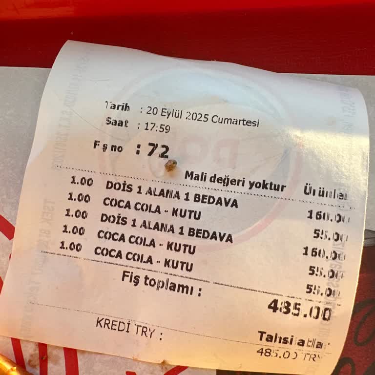 Dürüm Siparişimden Taş Çıktı, Güvenim Sarsıldı