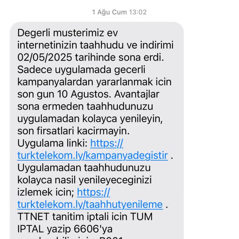 İptal Talebime Rağmen Haksız Fatura Ve Hizmet Devamı