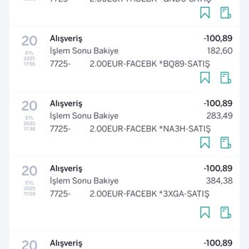 Facebook Adına İzinsiz Kart Çekimi Ve Destek Eksikliği