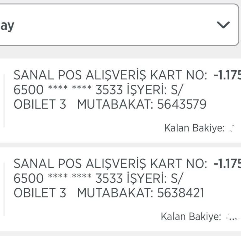 Çift Çekim Yapıldı, Bilet Onaylanmadı Ve Müşteri Hizmetlerine Ulaşılamıyor