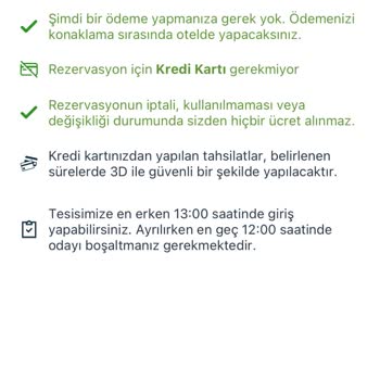 Otelz Uygulamasında Kredi Kartı İle Ödeme Seçeneği Sunulmasına Rağmen Otelde Kabul Edilmemesi