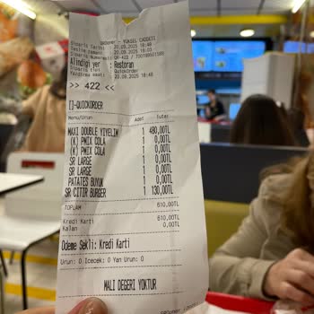 Yanlış Sipariş Ve Kaba Personel Nedeniyle Büyük Hayal Kırıklığı