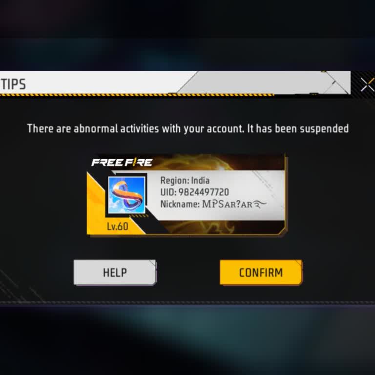 My Free Fire MAX Account Was Suspended For No Reason