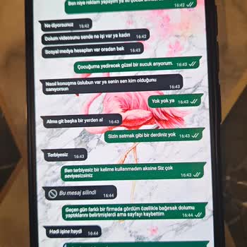 Firma Yetkililerinin Hakaret Ve Olumsuz Tutumu Nedeniyle Alışverişten Vazgeçtim